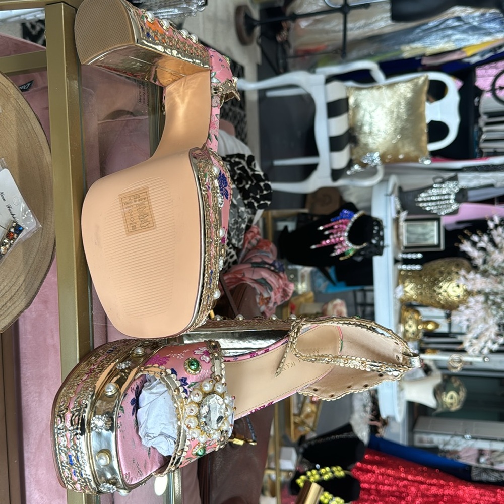 AZALEA WANG CICI Jeweled Heels - Picture 4 of 4